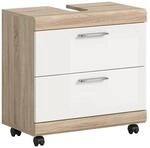 xonox.home &ndash; Waschbeckenunterschrank Lambada 60x60x34 cm in wei&szlig;...