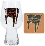 Harry Potter Leaky Cauldron Glas & Untersetzer-Set - Offiziell lizenziertes Harry