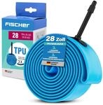 FISCHER TPU Fahrradschlauch Rennrad/Gravel, 28" 25/32-622 (700x25-32C),...