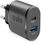 Travel Charger 1 USB 2.1 A + Typ C outp