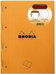 Rhodia 118316C - Set mit 3 Notizbl&ouml;cken geheftet DIN A4 (22,3x29,7 cm), 80 Blatt