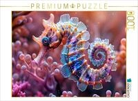 CALVENDO Puzzle Seepferdchen | 1000 Teile Lege-Gr&ouml;&szlig;e 64 x 48 cm Foto-Puzzle...