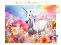 CALVENDO Puzzle EIN Motiv aus dem Kalender Einhorn und Coole Spr&uuml;che | 1000...