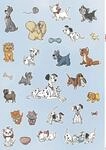 Komar Disney Wandtattoo Disney Cats and Dogs - 50 x 70 cm (Breite x H&ouml;he) - 27...