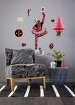 Marvel Wandtattoo von Komar - Deadpool Derppool - 50 x 70 cm (Breite x H&ouml;he) -...