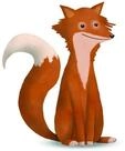 Komar Wandbild | Cute Animal Fox | Poster, Bild, Wohnzimmer, Schlafzimmer,