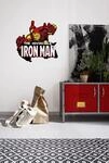 Komar Marvel Wandtattoo Iron Man Comic Classic - 50 x 70 cm (Breite x H&ouml;he) - 1