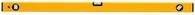 CON:P Wasserwaage 100cm - Gelb - Drei Libellen horizontal, vertikal, drehbar -