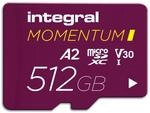 Integral Momentum I 512 GB microSDXC-Karte &ndash; bis 210 MB/s lesen, 180 MB/s