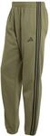 adidas Herren Essentials 3-Stripes Fleece Tapered Cuffed Pants, Olive...