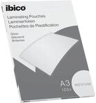 Ibico Basics Laminierfolien A3 Medium, 100 St&uuml;ck, Gl&auml;nzende Hei&szlig;laminierfolien,