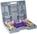 SPORTNOW Hantelset 6er Set Stahl f&uuml;r M&auml;nner Frauen 1kg 2kg Hanteln | Kurzhantelset