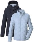 Killtec Damen 3 in 1 Funktionsjacke mit Kapuze wasserdicht und einzipbarer...