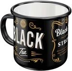 Nostalgic-Art Retro Emaille-Tasse, 360 ml, Black Tea