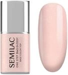 Semilac UV-Nagellack 3in1 One Step Glossy S258 Naked Glitter Peach 7 ml