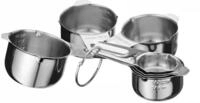 HENDI Messl&ouml;ffel, 7-teiliges-set: 30-240 ml, Messbecher, stapelbar, gravierte