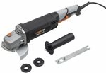 Meister Winkelschleifer 1100 W, MWS1100-125 - Scheiben-&Oslash; 125 mm - Spindelarretierung