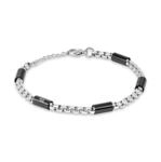 POLICE Radius Armband f&uuml;r Herren Edelstahl silber