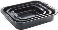 Spring CULINAR Br&auml;ter-Set 3-teilig, rechteckige Bratformen mit breiten Griffen,