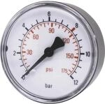 ELMAG 42220 Druckluft Manometer 40 mm 0-10 bar mit Au&szlig;engewinde hinten 1/8"