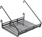 Metaltex Mural Line Ablage, schwarz, 18x15x12cm