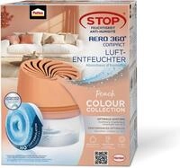 Pattex AERO 360&deg; Kompakt Luftentfeuchter Peach Colour Collection, 1 Ger&auml;t inkl. 1