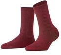 FALKE Damen Shiny Rib Socken Viskose atmungsaktiv
