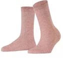 FALKE Damen Shiny Rib Socken Viskose atmungsaktiv