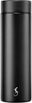 LURCH Mini Bottle Isolierflasche mit Pulverbeschichtung 300ml Schwarz