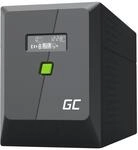 Green Cell PowerProof USV 2000VA 1200W, LCD-Display und IEC-Anschluss