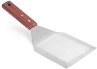 HENDI Hamburgerwender, mit Holzgriff, Grillwender, Bratenwender, Pfannenwender,