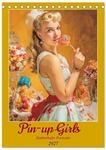 Pin-up Girls - Zauberhafte Portraits (Tischkalender 2027 DIN A5 hoch), CALVENDO