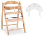 hauck Arketa Hochstuhl mit Klick-Spielbrett (ohne Spiel), Beech | 13-fach