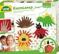 Lena 42620 Bastelspa&szlig; Tiere, Faltschachtel, Mehrfarbig