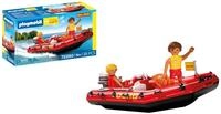 PLAYMOBIL | My Life | Rettungsboot | Schlauchboot mit Au&szlig;enborder,...