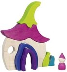 goki Evolution 58328 - Feenhaus aus Holz, Holzspielset mit Farben auf...