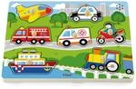 Viga Toys - Sound- und Steckpuzzle - Fahrzeuge