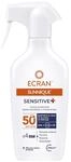 Ecran Sunnique Sonnenmilch LSF 50+ Sensitive in Spray, sehr hoher UVA-, UVB- und