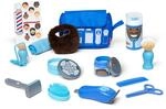 Melissa & Doug - Barber Shop Spielset - 16-teiliges Set mit Bart, Rasierern und