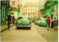 Komar Wandbild | Cuba Rush | Poster, Bild, Wohnzimmer, Schlafzimmer, Dekoration,