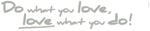 Komar Deco-Sticker DO WHAT YOU LOVE | 14 x 70 cm | Wandtattoo, Wandbild,...