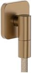 hansgrohe FixFit Fine Q - Schlauchanschluss Dusche, universaler Wandanschluss mit