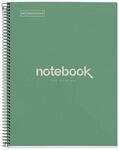 Miquelrius - A4 Recycling-Notizbuch, 80 Blatt 80 g/m&sup2;, 7 mm liniert, Notizbuch...