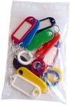 Wedo 26210 Sortiment Schl&uuml;sselanh&auml;nger (mit S-Haken 10 und Kennringe 5 St&uuml;ck...