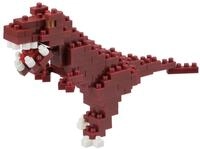 Bandai - Nanoblock - Dinosaurier Figur Tyrannosaurus - Figur mit 170 Bausteinen -