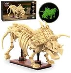 JAMARA 402890 CADA Dinosaurier Fossil Triceratops Bricks, Geschenkidee f&uuml;r...