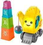 Fisher-Price Baufahrzeugspielzeug - Ger&auml;uschen und S&auml;tzen, f&ouml;rdert Zahlen,...