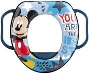 Lulabi Toilettensitz f&uuml;r Kinder mit Griffen &ndash; Disney Mickey Mouse, weich und