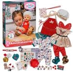 BABY born Adventskalender mit 24 &Uuml;berraschungen f&uuml;r 43 cm Puppen | 24