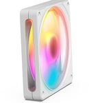 NZXT F120 RGB - 120mm PWM RGB PC-L&uuml;fter, 8 LEDs - Wei&szlig; | 120mm PWM...